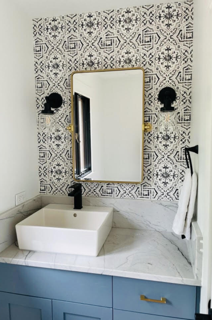 Bathroom vanity remodel